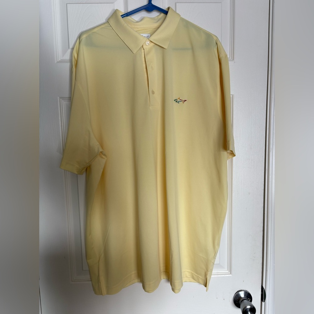 Greg Norman Play Dry Yellow Golf Polo Men’s XXL